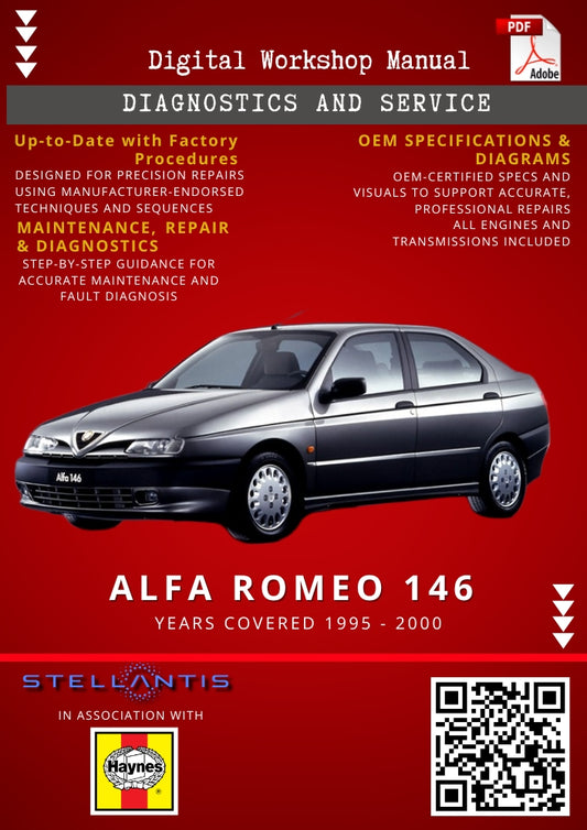 Alfa Romeo 146 Digital Workshop Repair & Maintenance Manual