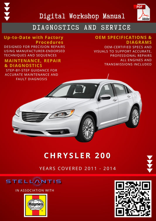 Chrysler 200 Digital Workshop Repair & Maintenance Manual