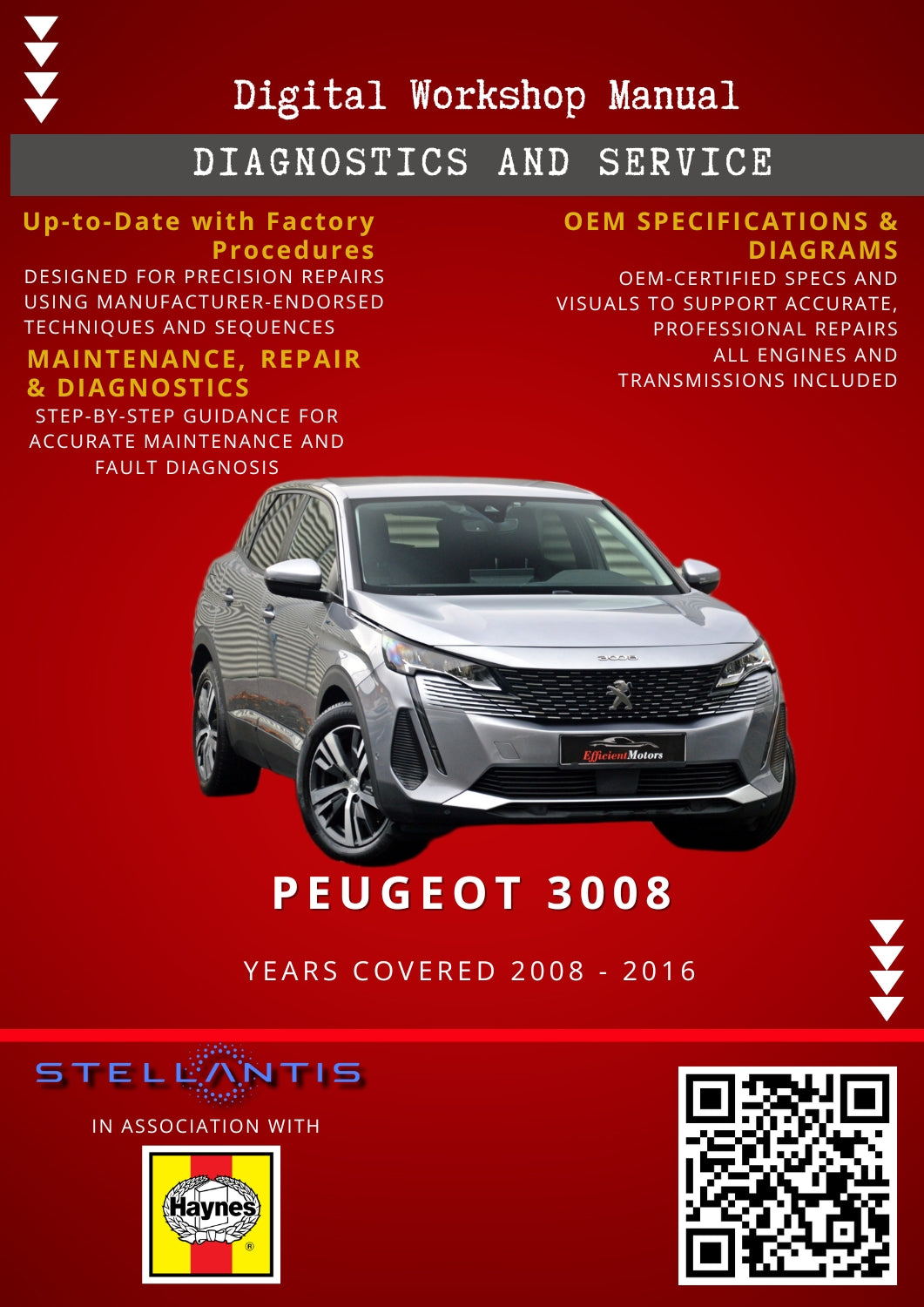 Peugeot 3008 Digital Workshop Repair & Maintenance Manual