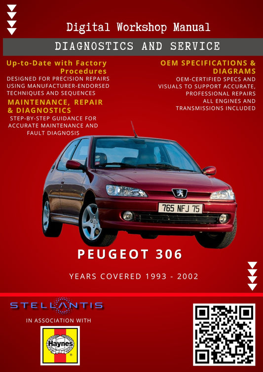 Peugeot 306 Digital Workshop Repair & Maintenance Manual