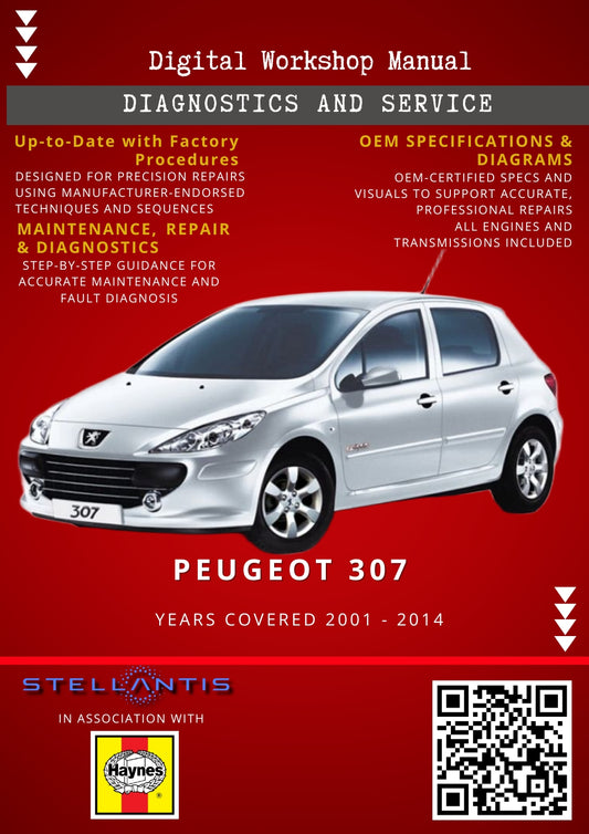Peugeot 307 Digital Workshop Repair & Maintenance Manual