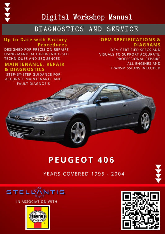 Peugeot 406 Digital Workshop Repair & Maintenance Manual