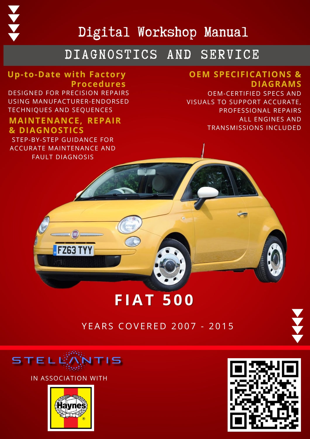 Fiat 500 Digital Workshop Repair & Maintenance Manual