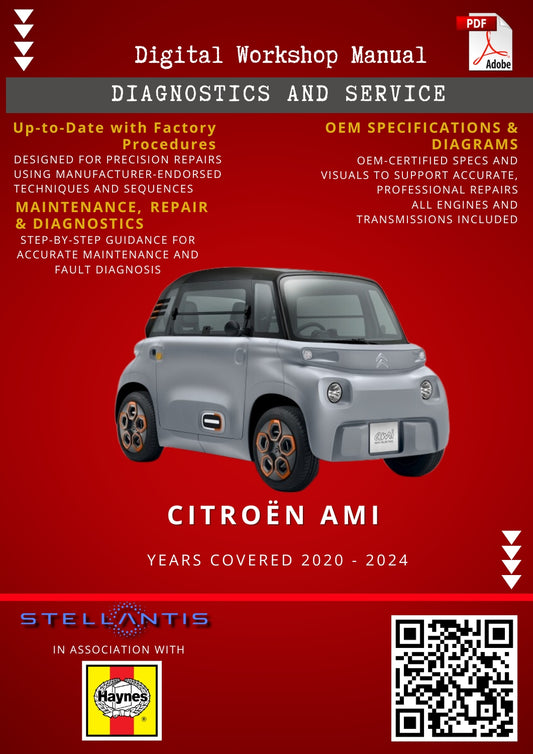Citroën Ami Digital Workshop Repair & Maintenance Manual