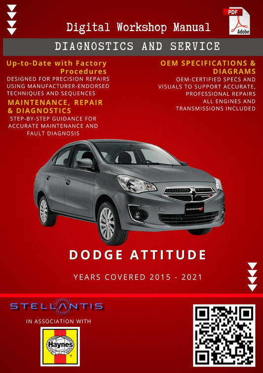 Dodge Attitude Digital Workshop Repair & Maintenance Manual