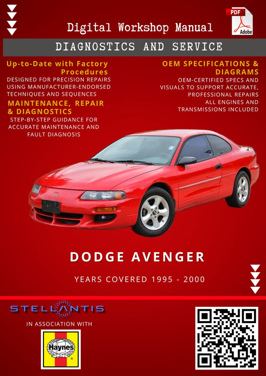 Dodge Avenger Digital Workshop Repair & Maintenance Manual