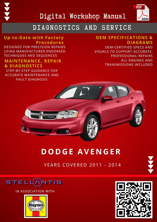 Dodge Avenger Digital Workshop Repair & Maintenance Manual
