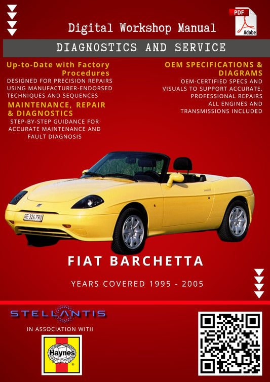 Fiat Barchetta Digital Workshop Repair & Maintenance Manual