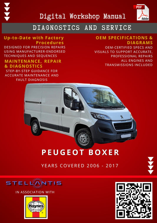 Peugeot Boxer Digital Workshop Repair & Maintenance Manual