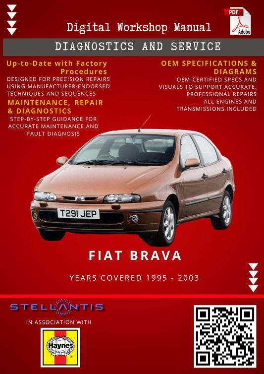 Fiat Brava Digital Workshop Repair & Maintenance Manual
