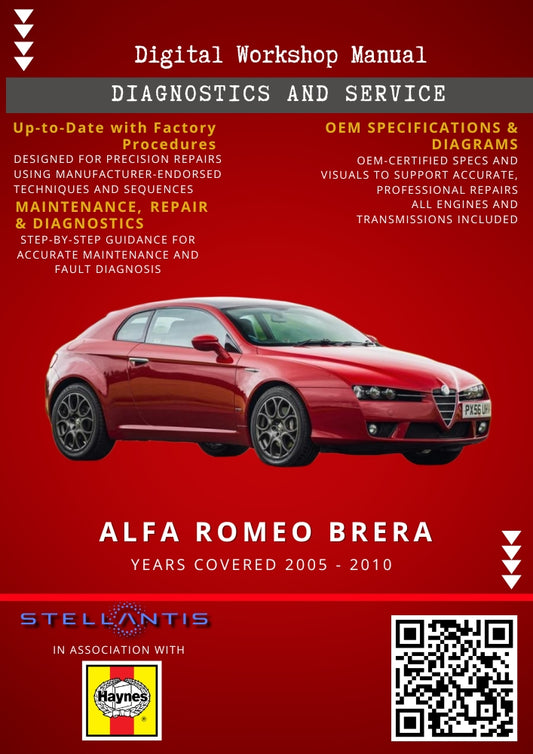 Alfa Romeo Brera Digital Workshop Repair & Maintenance Manual