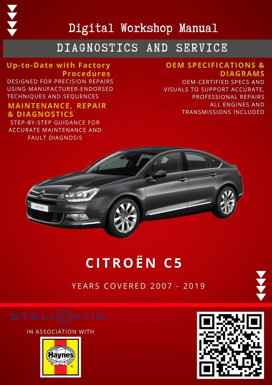 Citroën C5 Digital Workshop Repair & Maintenance Manual