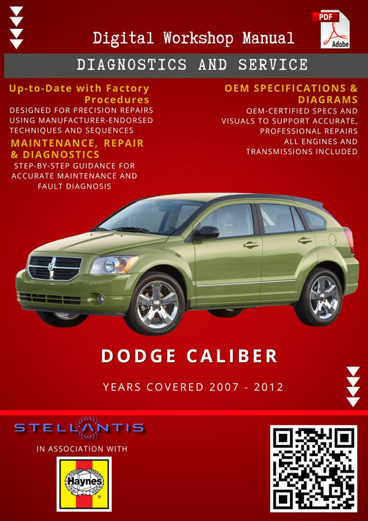 Dodge Caliber Digital Workshop Repair & Maintenance Manual