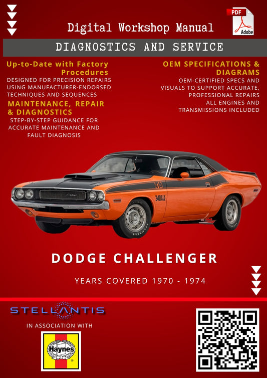 Dodge Challenger Digital Workshop Repair & Maintenance Manual