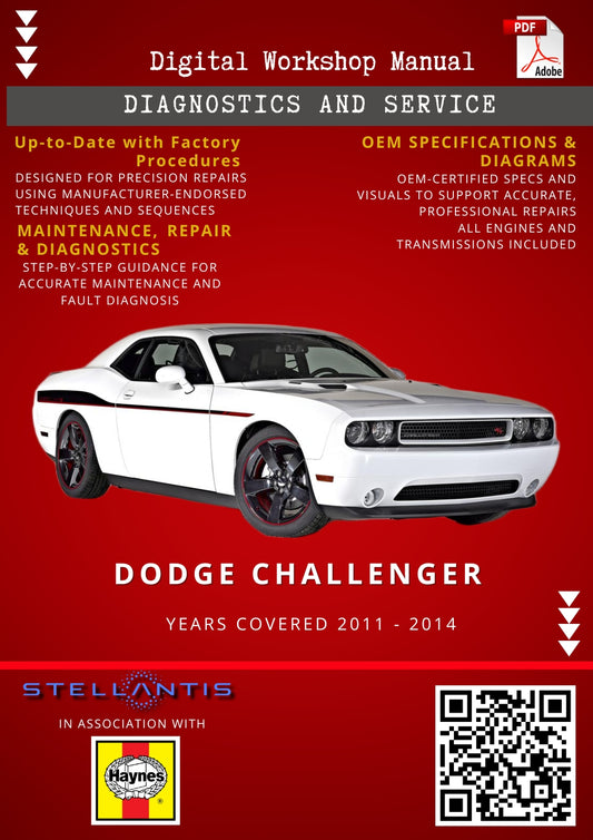 Dodge Challenger Digital Workshop Repair & Maintenance Manual
