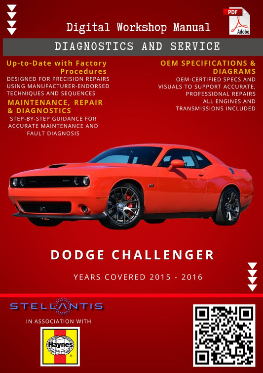 Dodge Challenger Digital Workshop Repair & Maintenance Manual
