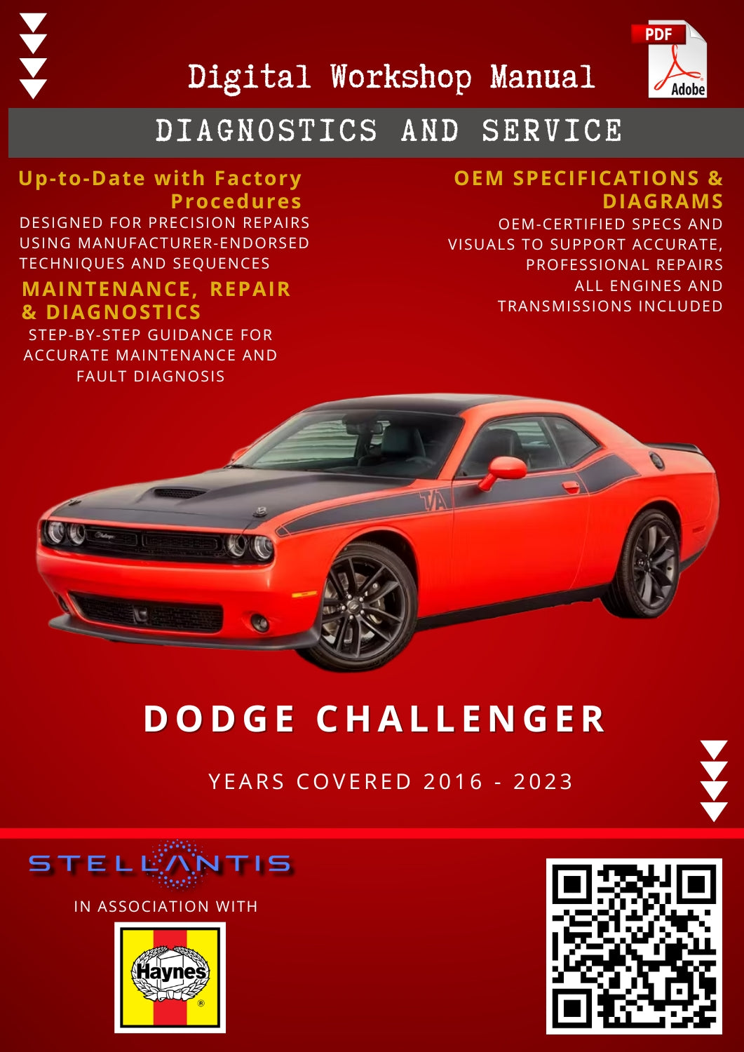 Dodge Challenger Digital Workshop Repair & Maintenance Manual