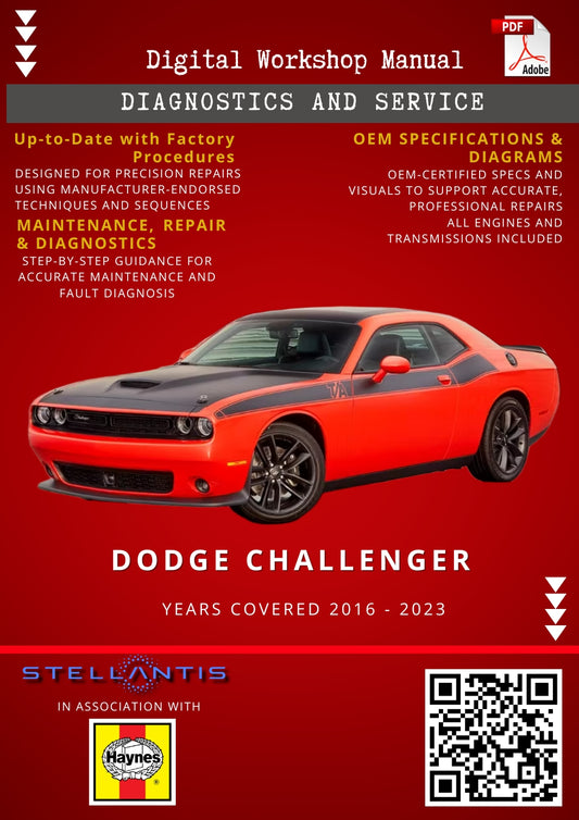 Dodge Challenger Digital Workshop Repair & Maintenance Manual