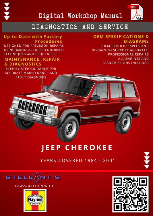 Jeep Cherokee Digital Workshop Repair & Maintenance Manual