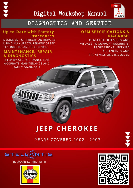 Jeep Cherokee Digital Workshop Repair & Maintenance Manual