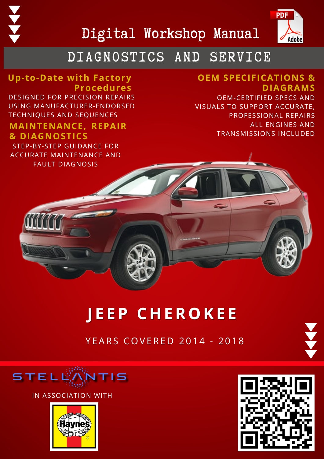 Jeep Cherokee Digital Workshop Repair & Maintenance Manual