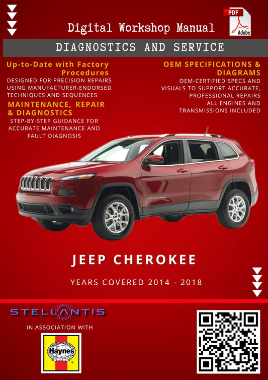 Jeep Cherokee Digital Workshop Repair & Maintenance Manual