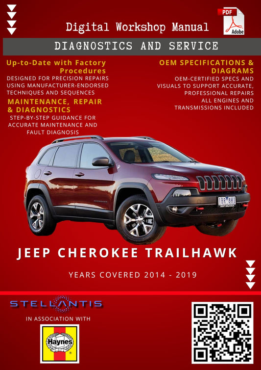 Jeep Cherokee Trailhawk Digital Workshop Repair & Maintenance Manual