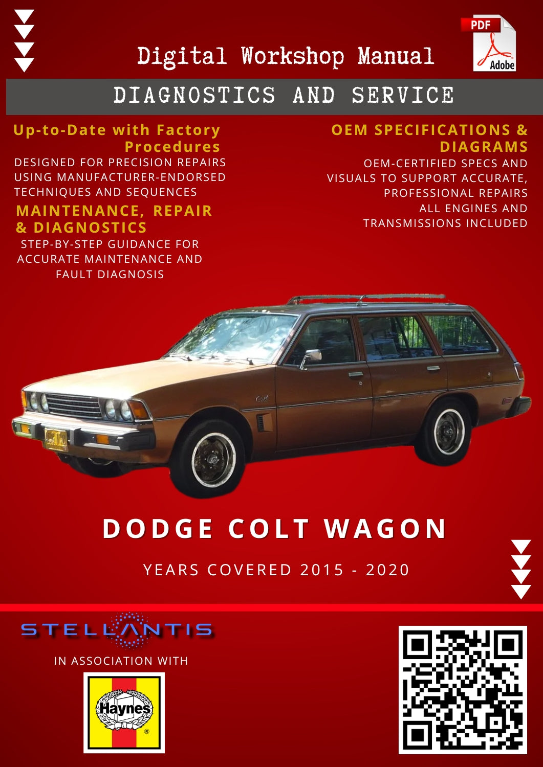 Dodge Colt Wagon Digital Workshop Repair & Maintenance Manual