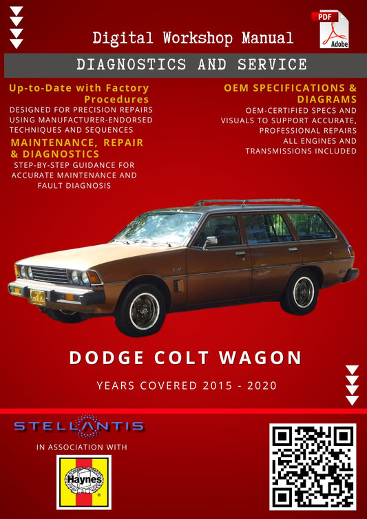 Dodge Colt Wagon Digital Workshop Repair & Maintenance Manual