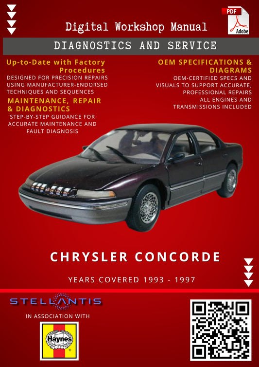 Chrysler Concorde Digital Workshop Repair & Maintenance Manual