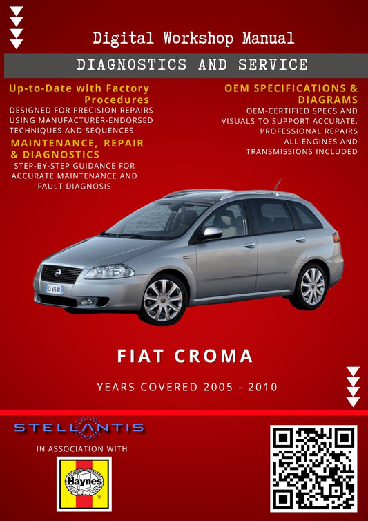 Fiat Croma Digital Workshop Repair & Maintenance Manual
