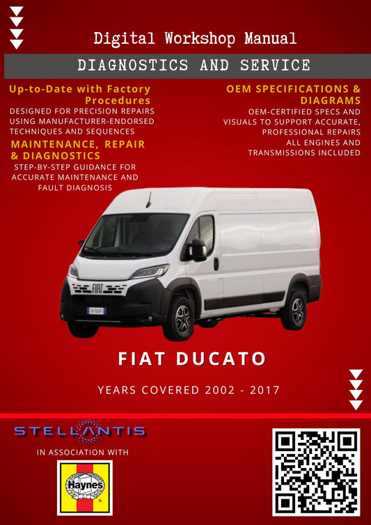 Fiat Ducato Digital Workshop Repair & Maintenance Manual