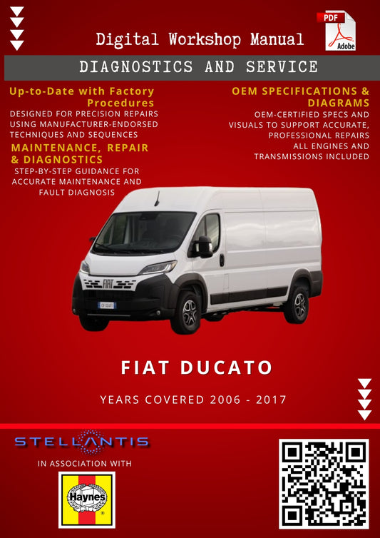 Fiat Ducato Digital Workshop Repair & Maintenance Manual