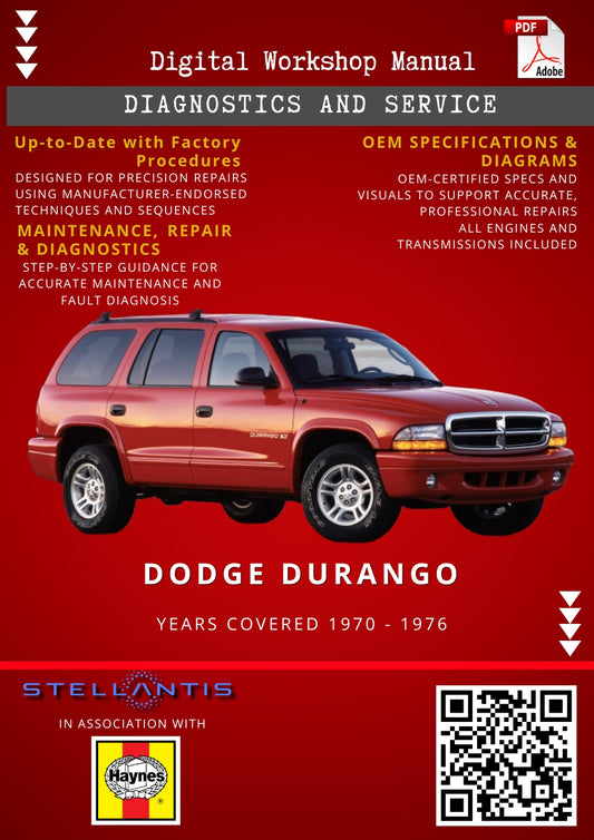Dodge Durango Digital Workshop Repair & Maintenance Manual