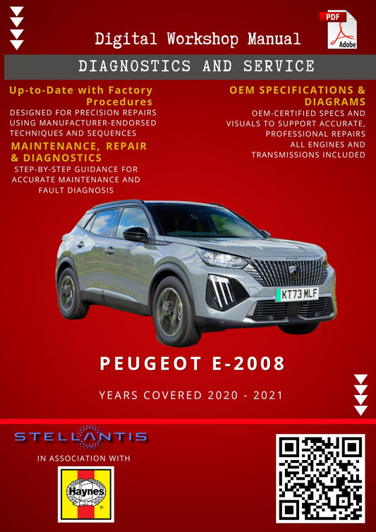 Peugeot E-2008 Digital Workshop Repair & Maintenance Manual
