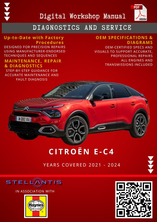 Citroën E-C4 Digital Workshop Repair & Maintenance Manual