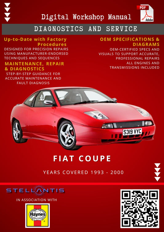 Fiat Coupe Digital Workshop Repair & Maintenance Manual