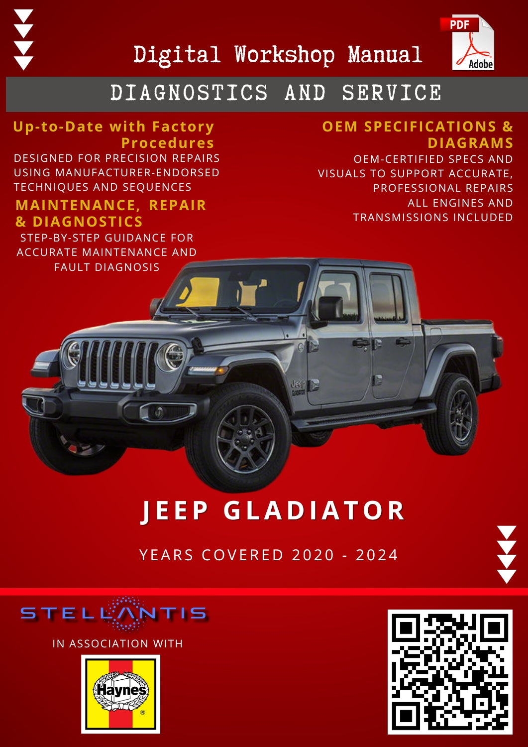 Jeep Gladiator Digital Workshop Repair & Maintenance Manual