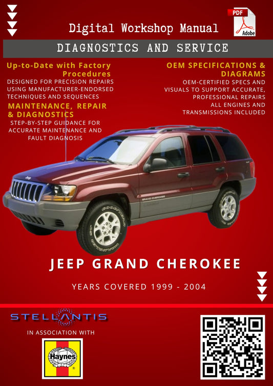 Jeep Grand Cherokee Digital Workshop Repair & Maintenance Manual