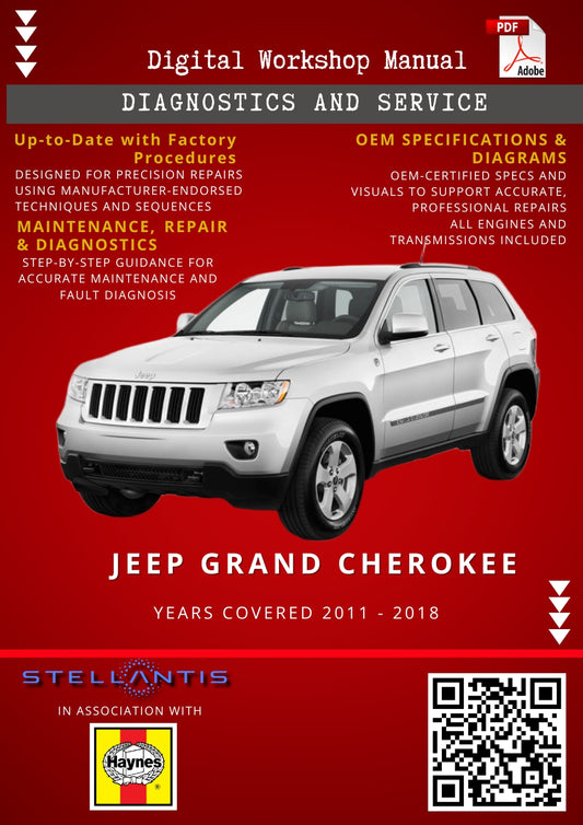 Jeep Grand Cherokee Digital Workshop Repair & Maintenance Manual