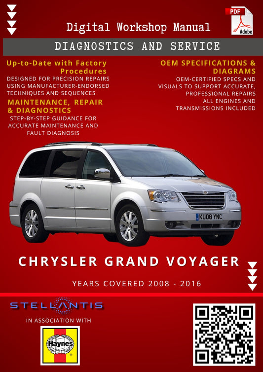 Chrysler Grand Voyager Digital Workshop Repair & Maintenance Manual