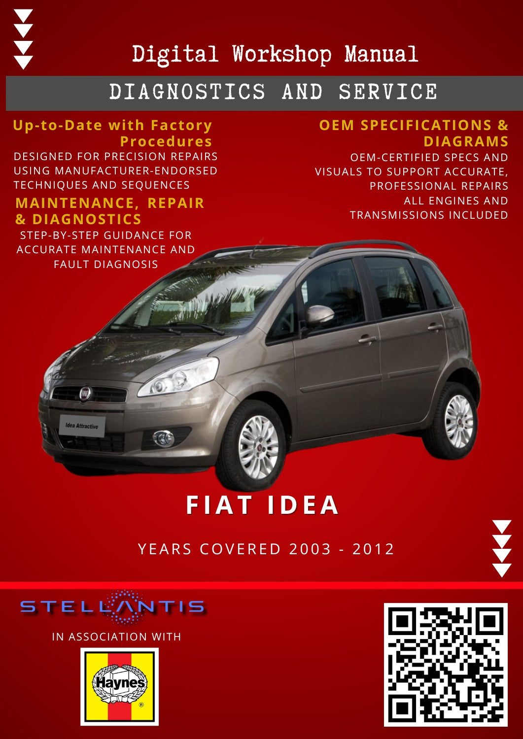 Fiat Idea Digital Workshop Repair & Maintenance Manual