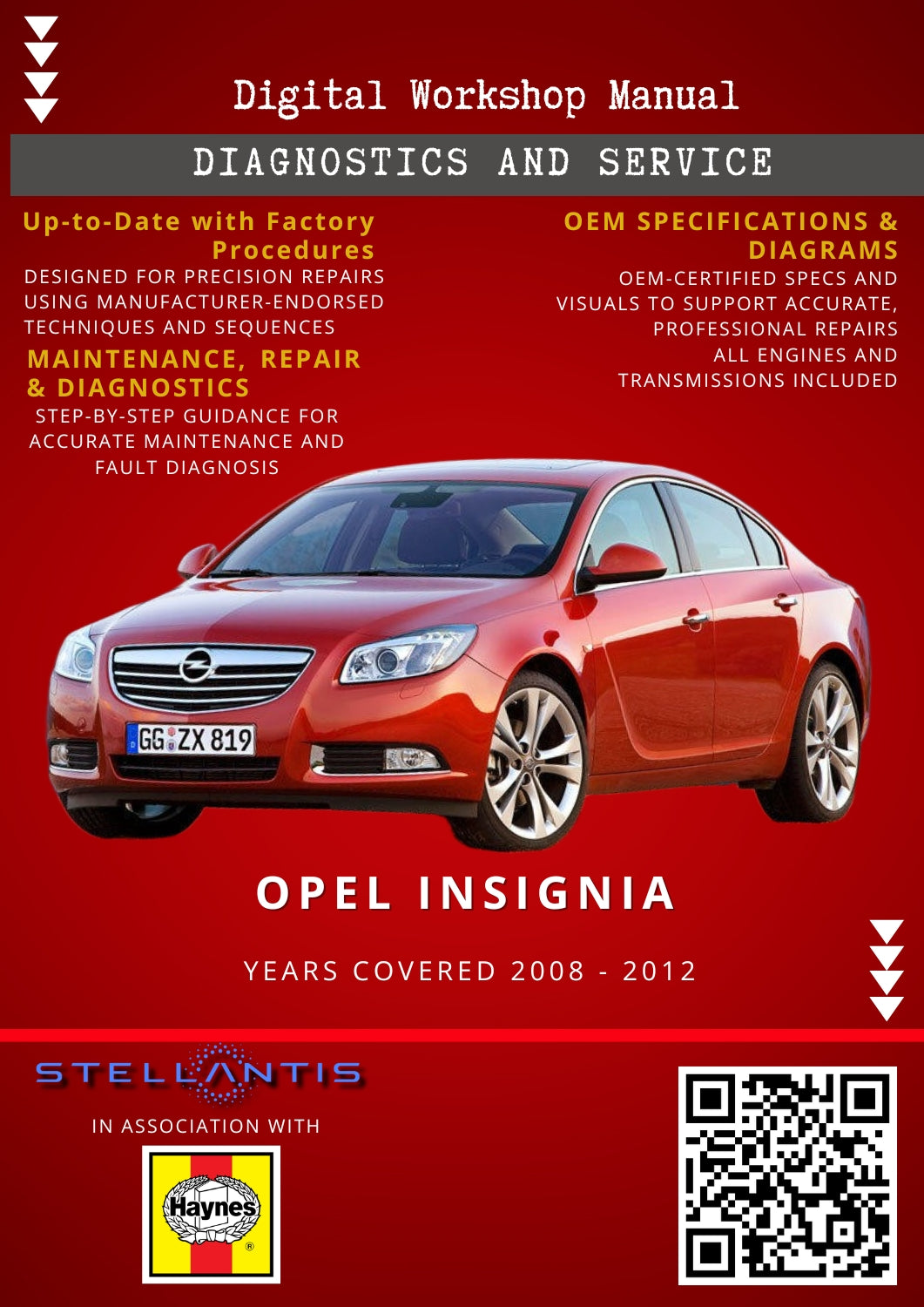 Opel Insignia Digital Workshop Repair & Maintenance Manual