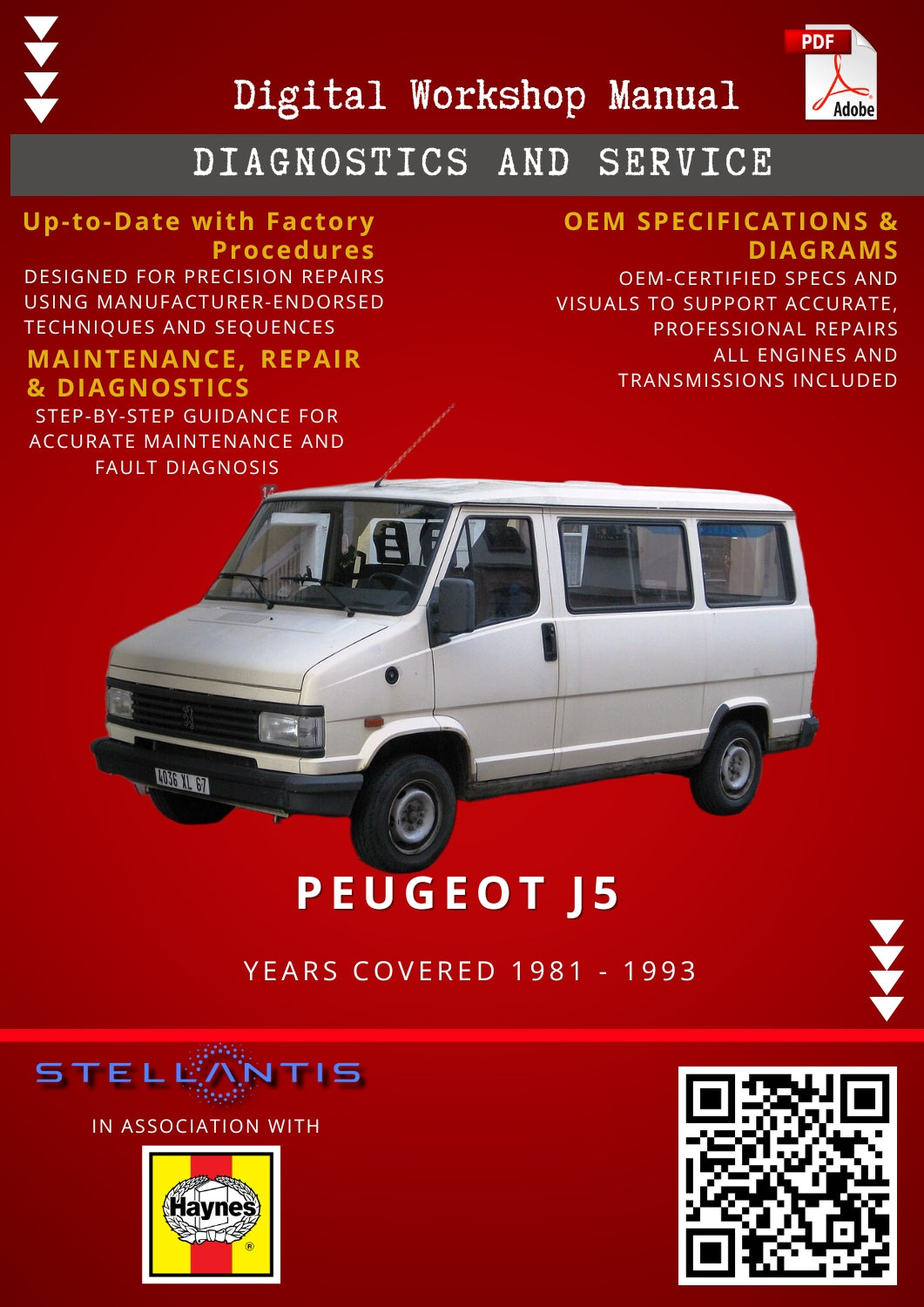 Peugeot J5 Digital Workshop Repair & Maintenance Manual