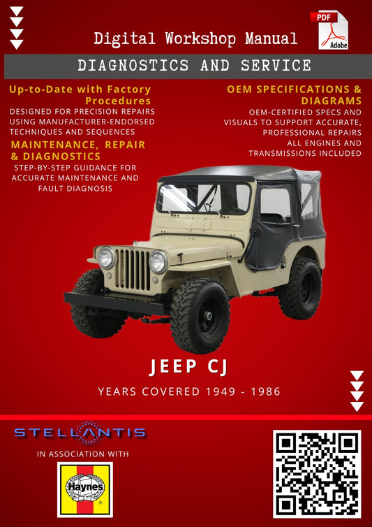 Jeep CJ Digital Workshop Repair & Maintenance Manual