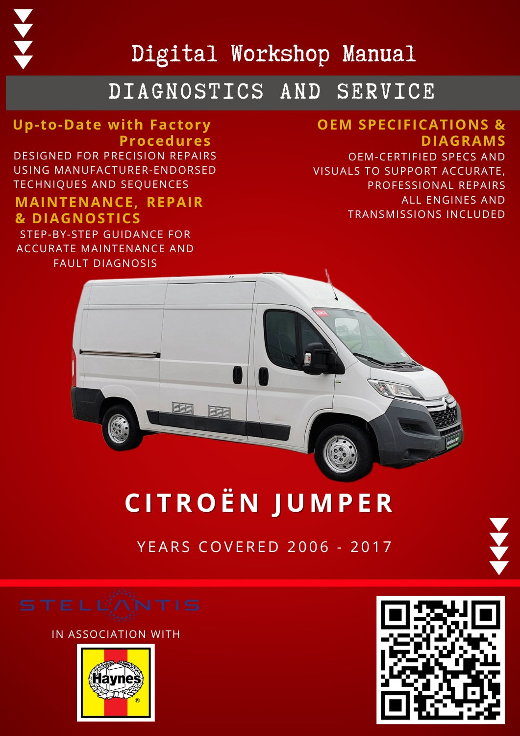 Citroën Jumper Digital Workshop Repair & Maintenance Manual