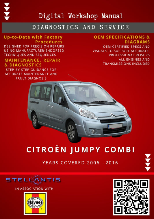 Citroën Jumper Combi Digital Workshop Repair & Maintenance Manual