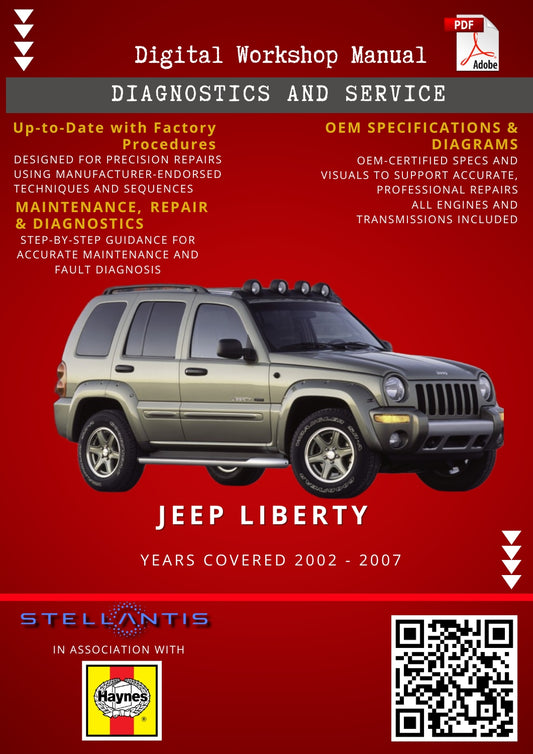 Jeep Liberty Digital Workshop Repair & Maintenance Manual