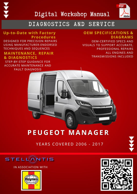 Peugeot Manager Digital Workshop Repair & Maintenance Manual