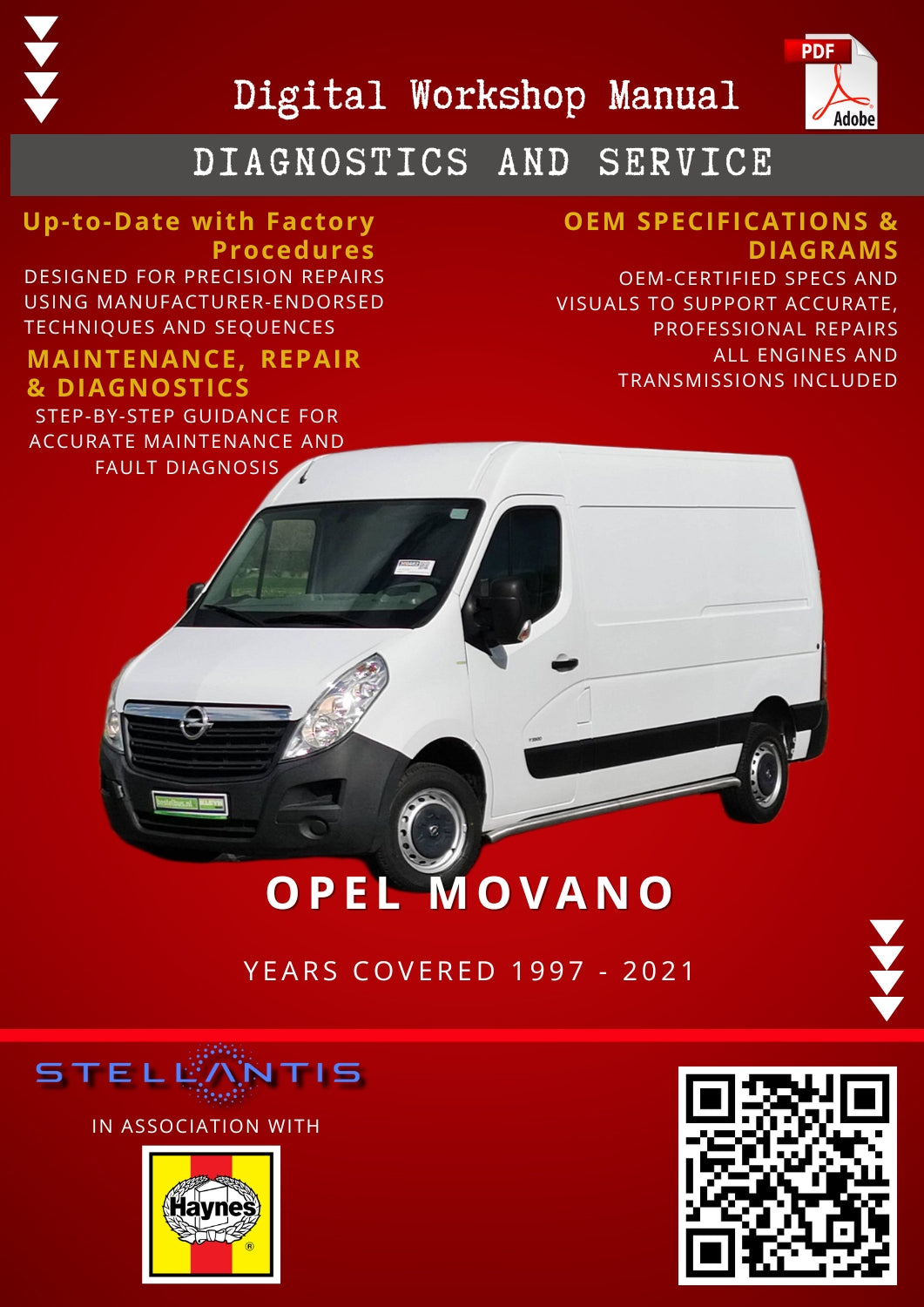 Opel Movano Digital Workshop Repair & Maintenance Manual